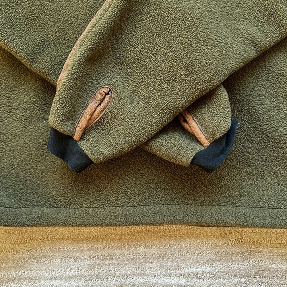 Kuhl Men’s ALPENWURX™ Fleece Full Zip Jacket Green Brown Size XL
